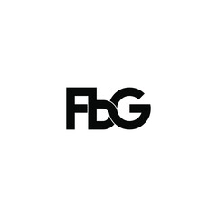 fbg letter original monogram logo design