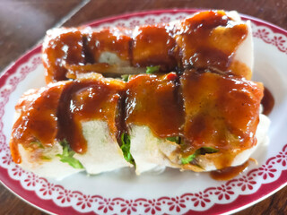 Yummy Phuket fresh spring rolls