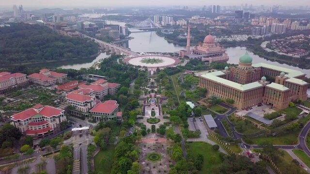 Modern building at Putrajaya, Malaysia