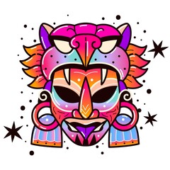Maya culture mask