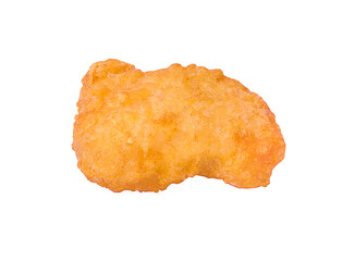 Chicken nuggets isolated on white background