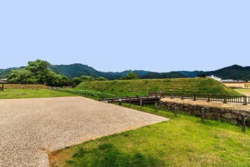 初夏の松代城跡の風景