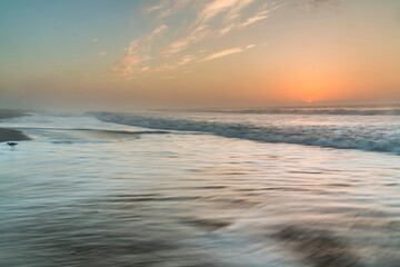 dramatic summer Assateague beach photo in Maryland