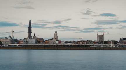 Beautiful view of Antwerp city, Belgium