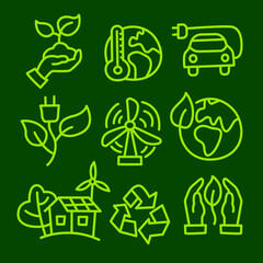 Eco Line Icons