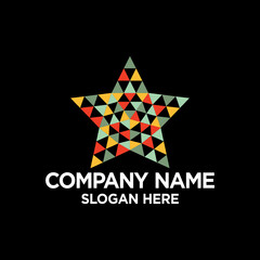 Star Logo Design Template Inspiration, Vector Illustration.