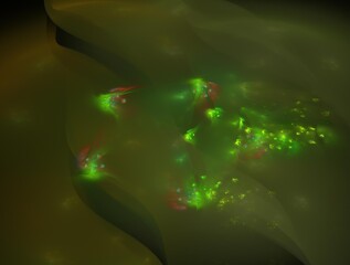 Imaginatory fractal background Image