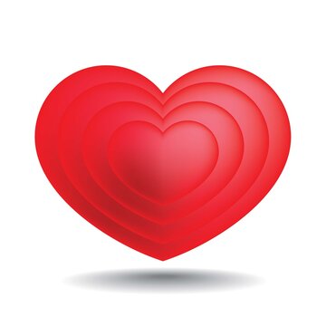 Love heart images vector