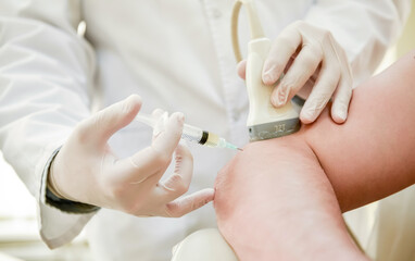 Ultrasound-guided platelet-rich plasma injection of the elbow