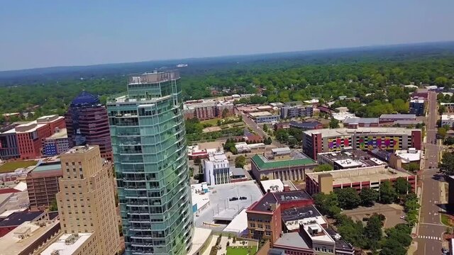 Durham, Drone View, North Carolina, Amazing Landscape, Downtown