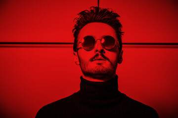 red art male portrait