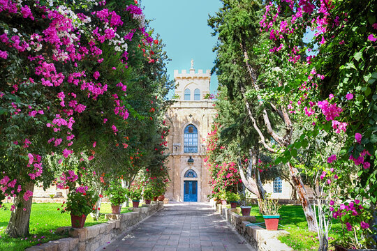 Beit Jimal (or Beit Jamal) Catholic monastery near Beit Shemesh, Israel