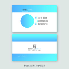 simple business card design  premium vector