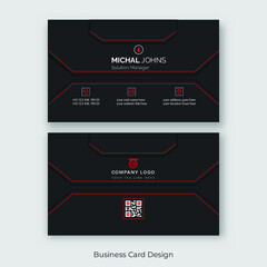 simple business card design  premium vector
