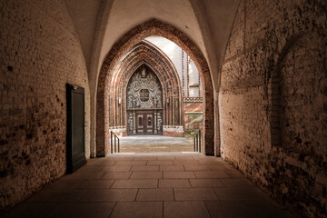 Sankt-Nikolai-Kirche in der Weltkulturerbe- und Hansestadt Stralsund, Mecklenburg-Vorpommern, Deutschland