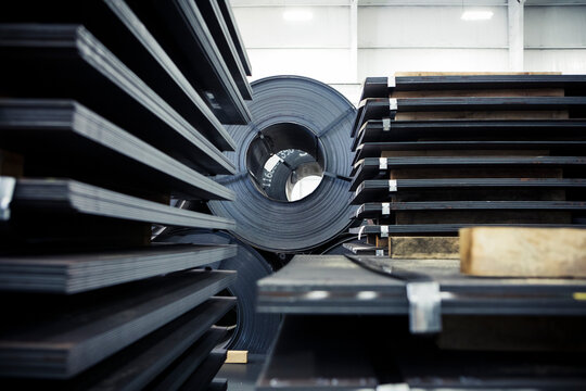 Sheet metals arranged at distribution warehouse