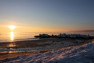 Ostsee Küste im Winter