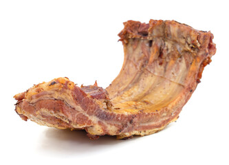 Smoked piece of meat.