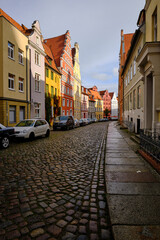 Altstadt der Weltkulturerbe- und Hansestadt Stralsund, Mecklenburg-Vorpommern, Deutschland