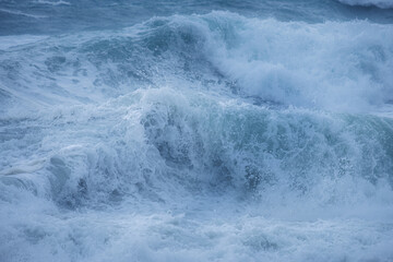 Obraz premium The sea recalls an ancestral memory of our being. Admiring its beauty and power is always something fascinating.