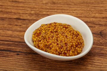 Dijon mustard sauce with seeds