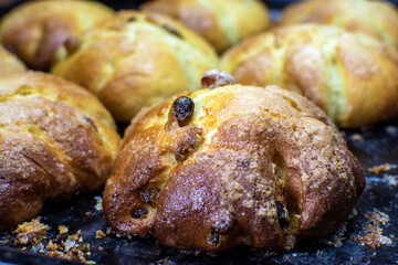 homemade cakes close up