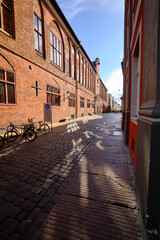 Das historische Rathaus am Alten Markt in der Weltkulturerbe- und Hansestadt Stralsund, Mecklenburg-Vorpommern, Deutschland