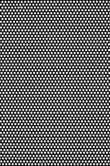 Black mesh geometric seamless pattern isolated on white background