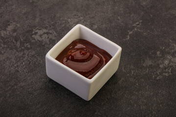 Traditional Barbicue sauce in the bowl