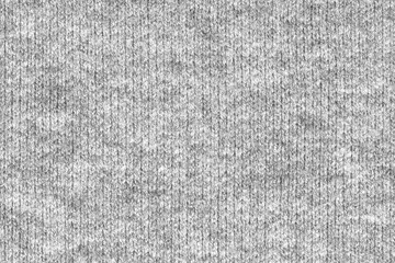 Gray natural texture of knitted wool textile material background. grey crochet cotton fabric woven canvas texture. close up