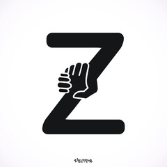 Z Letter Logo template vector icon design