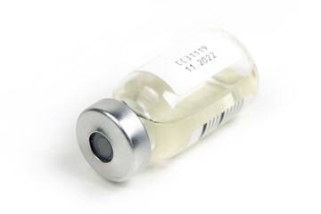 Vaccination. vaccine COVID-19. Coronavirus on white background