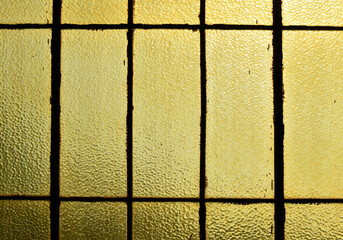 Color detail photography of old stained glass window