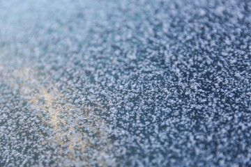 texture of snowflakes on a dark background 