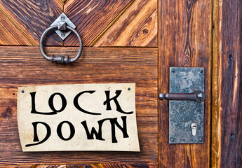 Notice: Doors closed due to Covid-19, Lockdown
