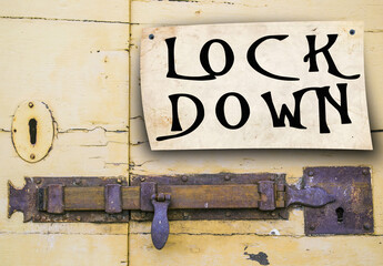 Notice: Doors closed due to Covid-19, Lockdown