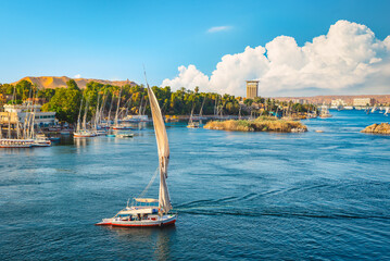 Felucca on the Nile River