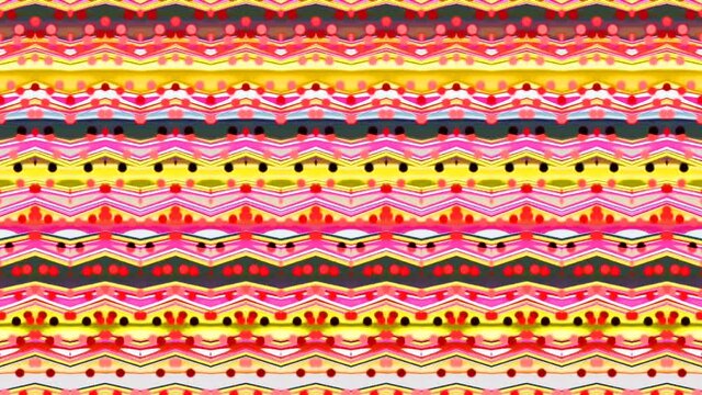 Abstract background 3D lines in a multicolor texture. Fluid with yellow green black red color reflection. Background makes animation