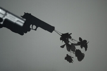 Contraste guerra y paz