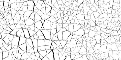 Obraz premium Background from cracks, scratches, chips. Vintage old surface dirty walls. Grunge texture black and white. Abstract pattern.