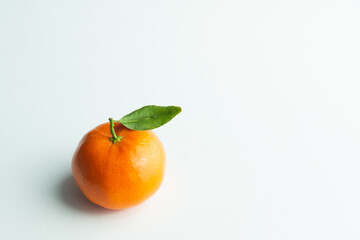 tangerine white background