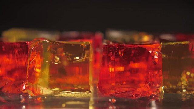 sweet gelatine jelly shaking 4k