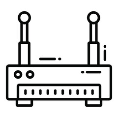 Networking Hub, Protection and security vector icons set cyber computer network business data technology