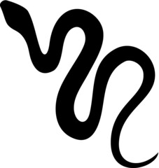 Vector illustration of the snake