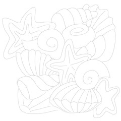 Coloring book. Dot to dot, coloring page educational material for kids