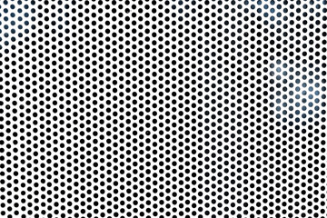 Background sheet of metal with circular holes