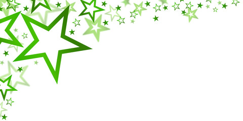 Obraz premium christmas corner with colored stars