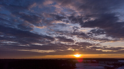 sunset over the sea © Сергей Остапец