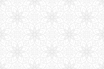 Foto auf Glas luxury ornamental mandala design background © lovelymandala