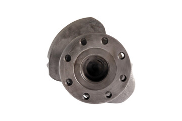 New engine crankshaft. Spare part. 
